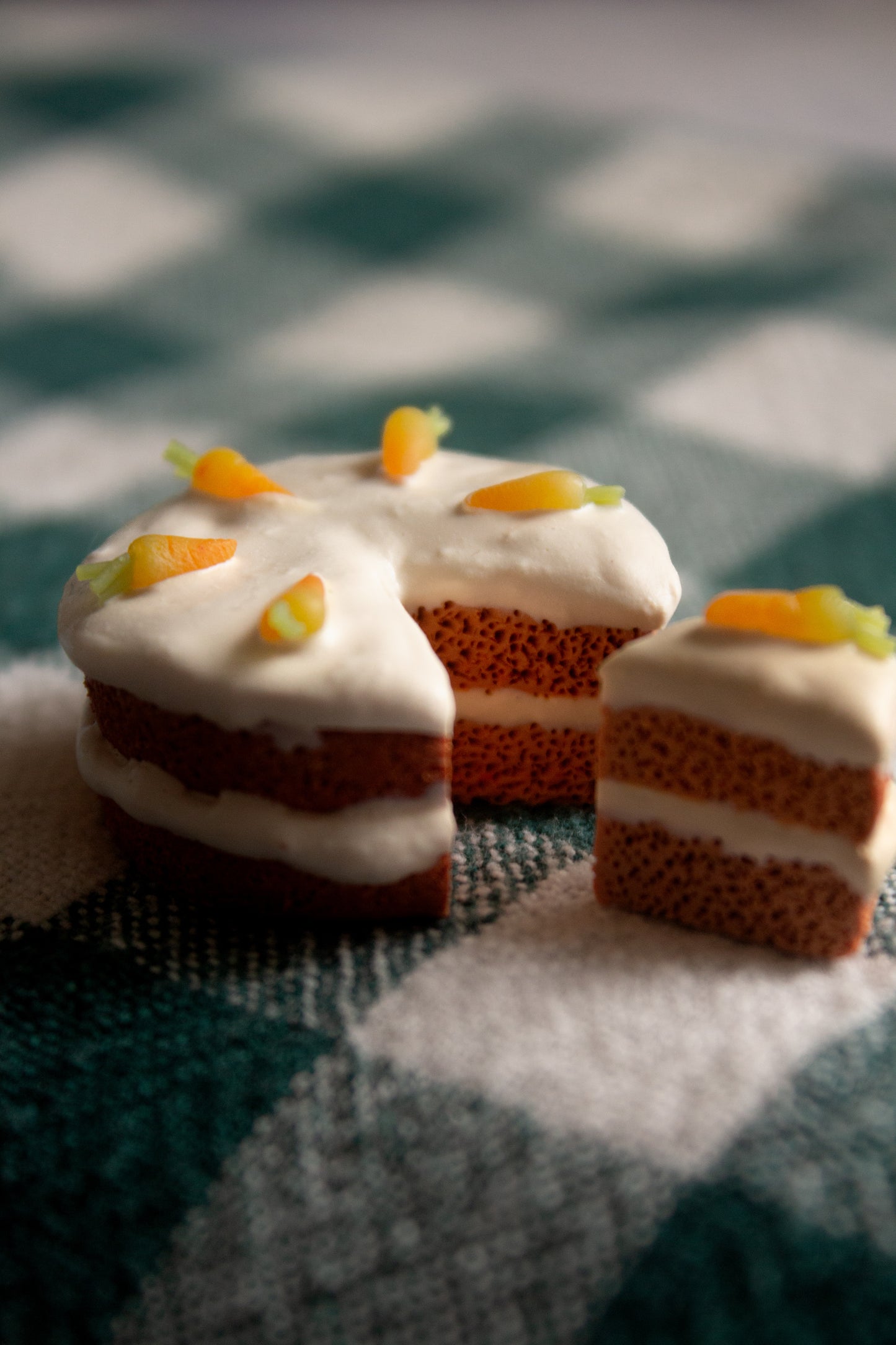 Carrot Cake Earrings + Magnets