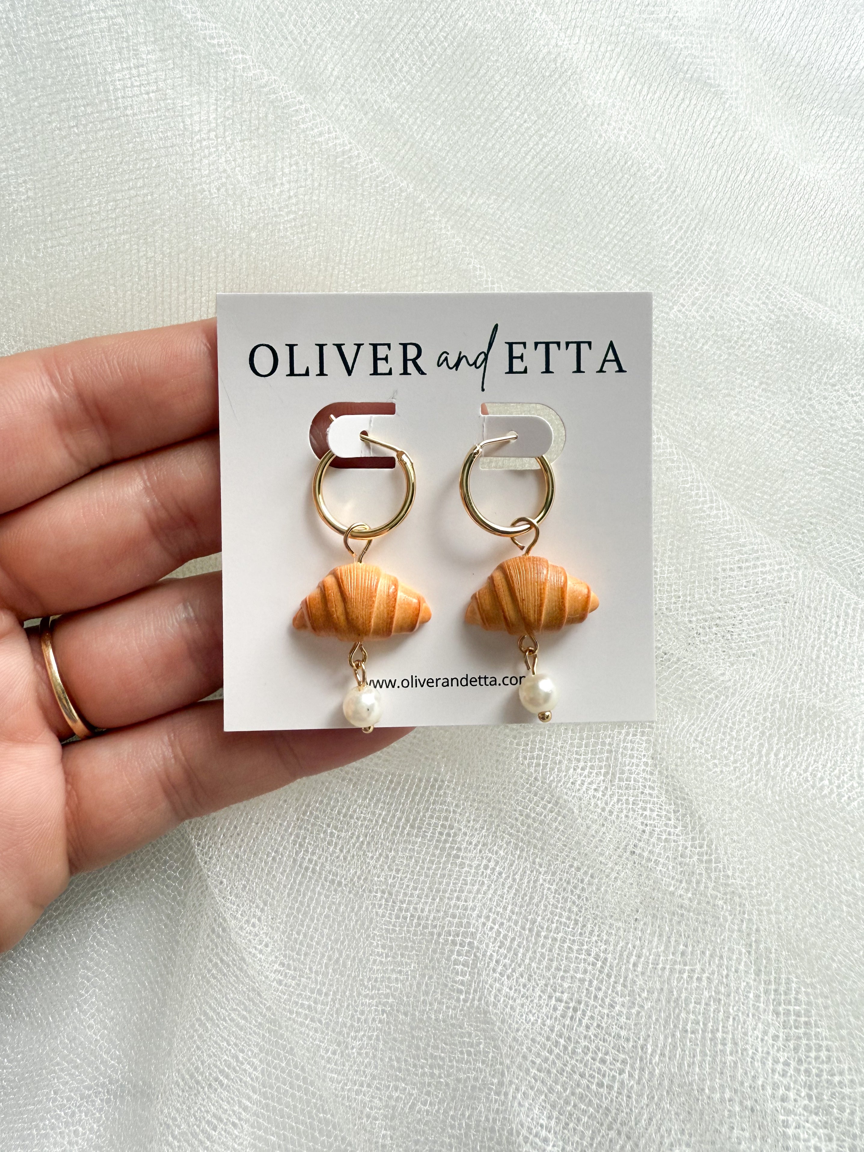 Croissant Earrings – Oliver and Etta