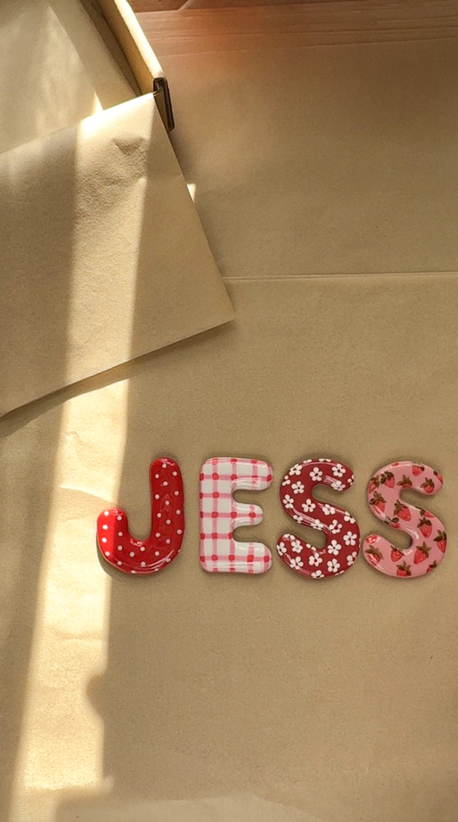 Custom Name Magnets