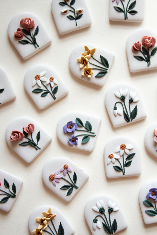 Birth Flower Studs