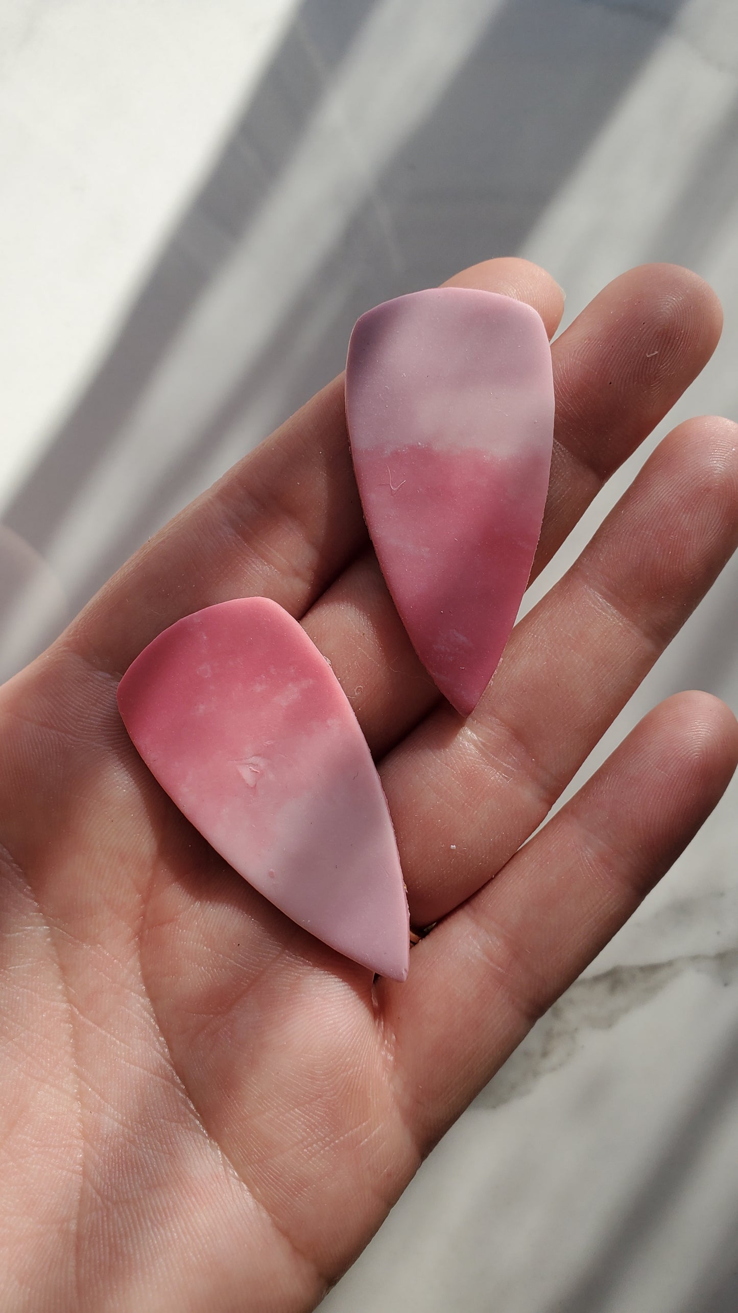 Pink WaterColor Dagger Studs